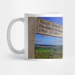 South Downs Beacon Hill Hampshire England Mug